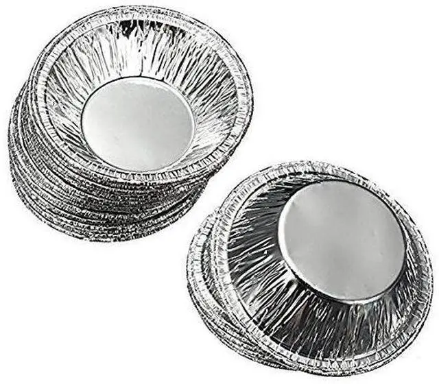 Main image of 250 Pcs Disposable Aluminum Foil Cups Baking Bake Muffin Cupcake Tin Mold Round Egg Tart Tins Mold Mould