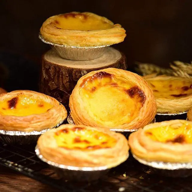 Alt view image 4 of 7 - 50Pcs Silver Mini Pie Tins, Small Pie Pans, Round Tart Pie Foil Pans Disposable Pans Aluminum Foil Tart Pans, Aluminum Pie Pans for Baking Pot Pies, Tarts