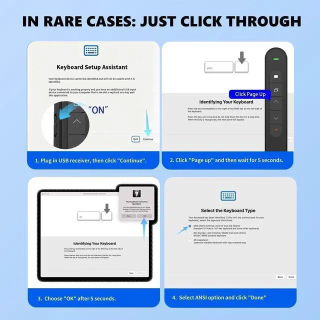 Alt view image 6 of 6 - Presentation Clicker for Powerpoint Presentations, Black, A