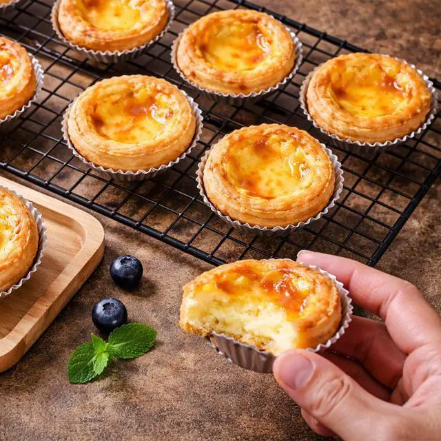 Alt view image 3 of 7 - 30 Pcs Mini Tart Pans 2.75 Inch Reusable Tartlet Cupcake Baking Mold Aluminium Egg Tart Molds Mini Pie Tins for Baking Egg Tarts Pies Cupcakes
