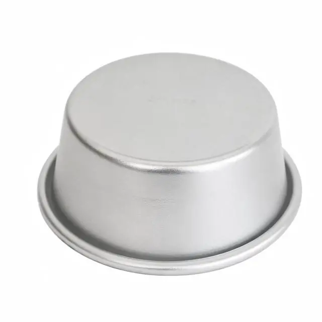 Alt view image 7 of 7 - 3 Inch Round Egg Tart Mold, Aluminum Small Tartlet Tin Cake Pan