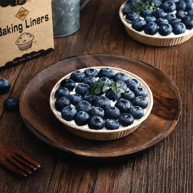 Alt view image 5 of 6 - 50pcs Paper Mini Tart Pans, 4 Inch Mini Pie Tins, Disposable