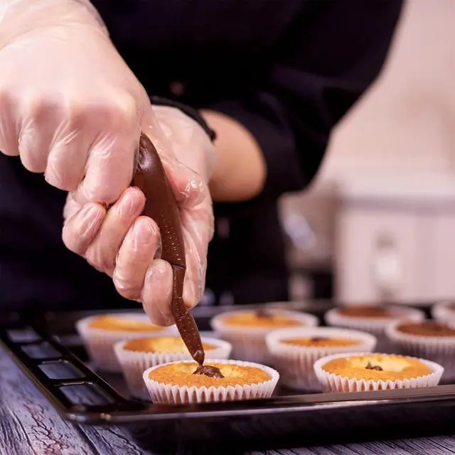 Alt view image 6 of 7 - 500 Count Mini Cupcake Liners White Muffin Liners Greaseproof No Smell Small Cupcake Wrappers Baking Cups