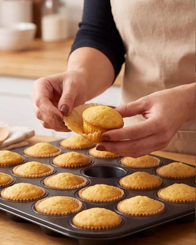Alt view image 7 of 7 - 400pcs Mini Cupcake Liners for Baking, Muffin Liners