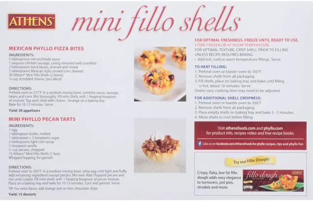 Main image of Mini Fillo Dough Shells 15 Per Box (3 Boxes)