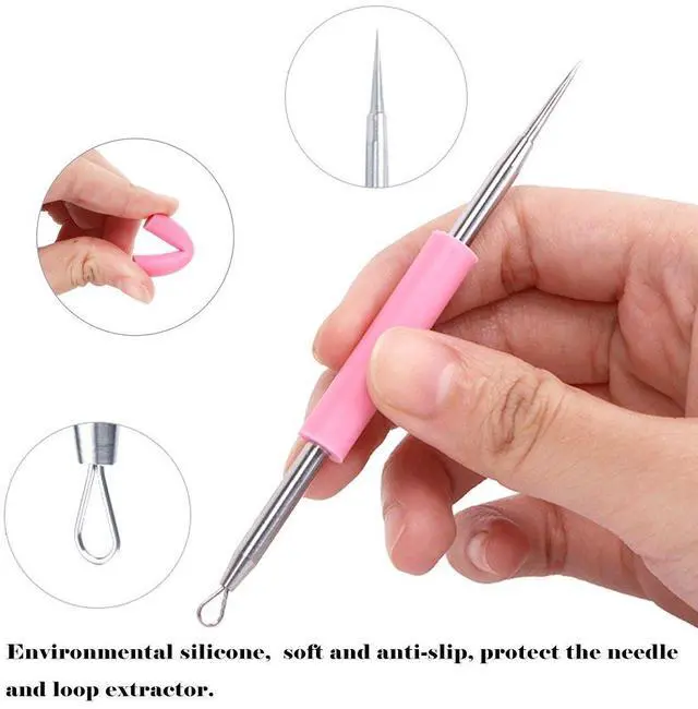 Alt view image 3 of 6 - Professional Acne Removal Needle, Whitehead & Blackhead Remover, Pimple Extractor Tool