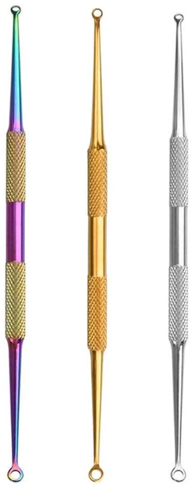 Main image of 6pcs Comedone Extractor Tool Stainless Steel Black Head Remover Pore Cleanser Hidden Beauty Needles Tools for Nose Face Blemish Whitehead Popping