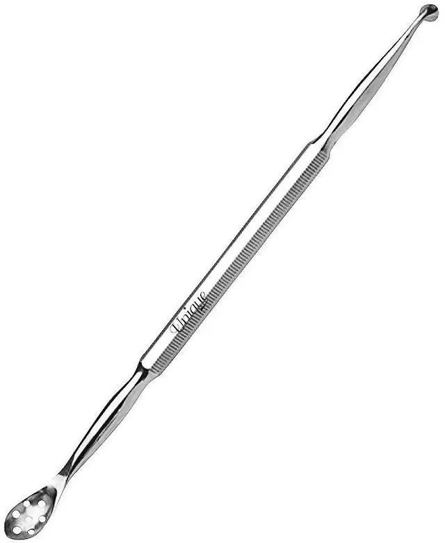 Main image of Blackhead Remover Comedone Extractor Tool - Multiple Hole Spoon Whitehead Blemish Acne Removal - Skin, Facial, Pimple, German Stainless Steel