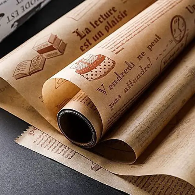 Main image of Baking Paper, High Temperature Resistant, Waterproof and Greaseproof, Non-Stick Baking Paper Roll for Cooking, Grilling, Steaming and Air Fryer, Brow 30cm x 8m/ 0.98 x 26.24 Feet