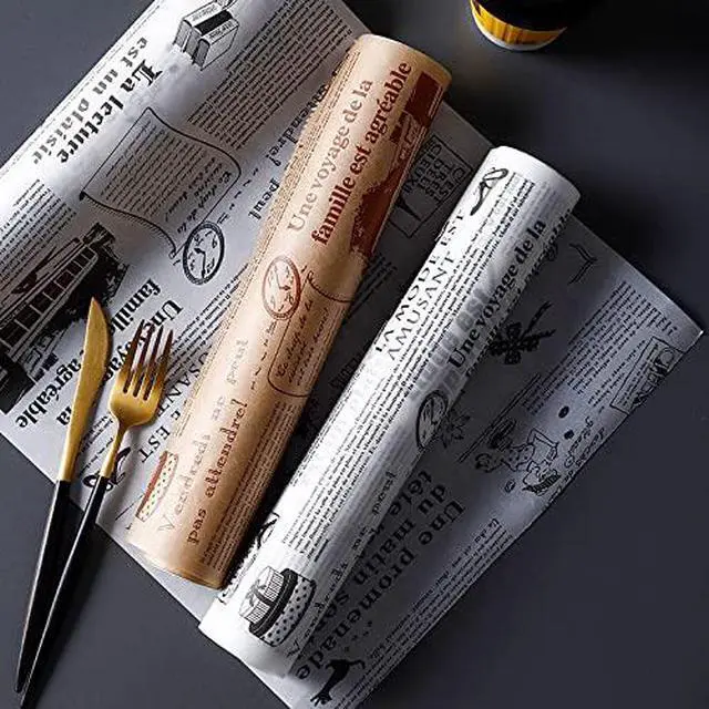 Alt view image 2 of 7 - Baking Paper, High Temperature Resistant, Waterproof and Greaseproof, Non-Stick Baking Paper Roll for Cooking, Grilling, Steaming and Air Fryer, Brow 30cm x 8m/ 0.98 x 26.24 Feet