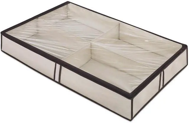 Main image of 4 Section Underbed Boot Bag, White, Black