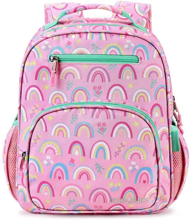 Main image of Girls Backpack 5-8: Lightweight Kids Backpacks for Girls - Girl Bookbag for Elementary School - Rainbow Pink