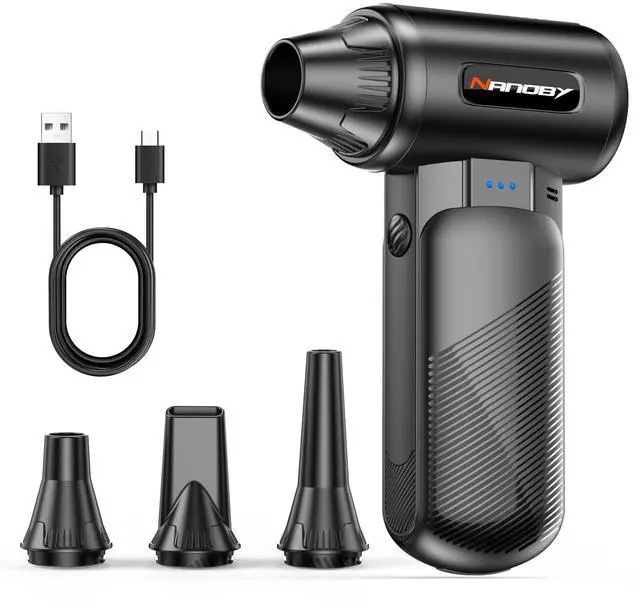 Main image of X213 Compressed Air Duster, 130000RPM, 3-Speed Adjustable, Electric
