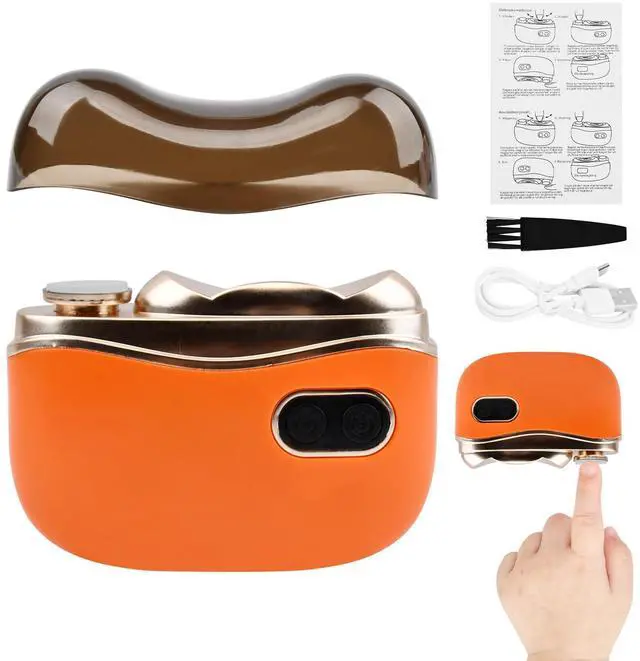 Main image of 2 in 1 Electric Nail Clipper,2 Speed Automatic Nail Trimmer,Polishing & Nail-Scraps Storage with LED Light,Type-C USB Rechargeable Fingernail Clipper for Women Men Adult Seniors(Orange)