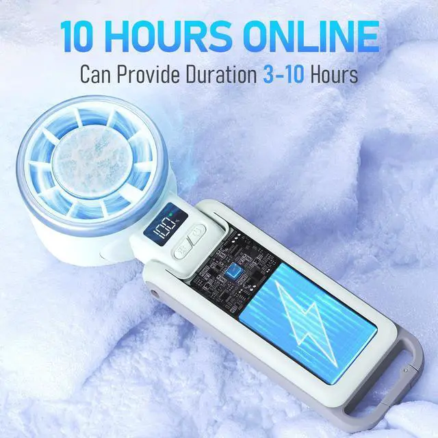 Alt view image 5 of 7 - Portable Handheld Cooling Fan, Travel Essentials, Gifts for Women