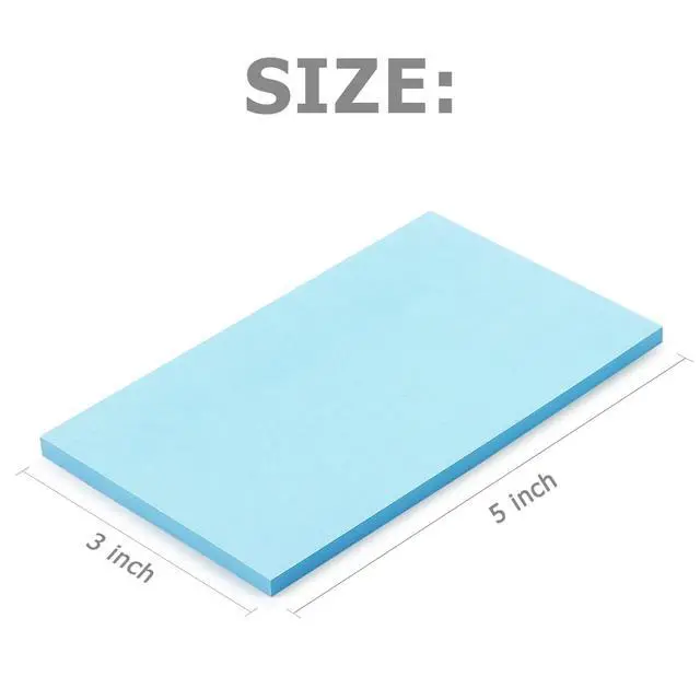 Alt view image 2 of 7 - Sticky Notes 3x5 in, Bright Colors, 8 Pads, 50 Sheets/Pad Total 400 Sheets