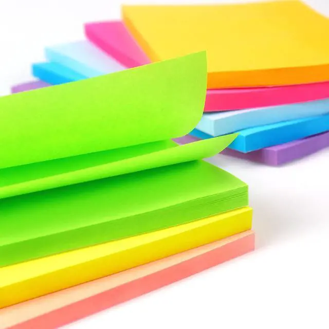 Alt view image 6 of 7 - Sticky Notes 3x5 in, Bright Colors, 8 Pads, 50 Sheets/Pad Total 400 Sheets