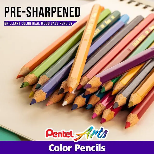 Alt view image 2 of 3 - Arts Colored Pencils, Assorted Colors, Set of 12 (CB8-12)