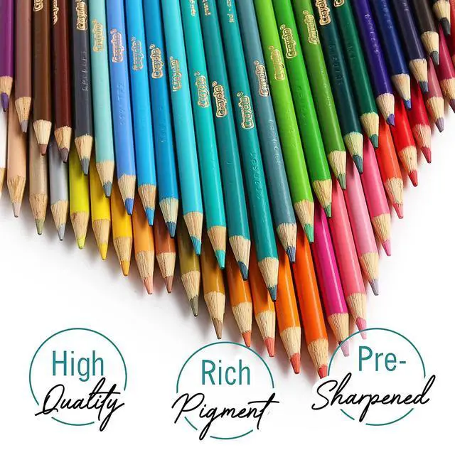Alt view image 2 of 6 - Colored Pencils, 36 Assorted Colored Pencils for adult Coloring. Coloring Pencils with Sharpener for Home, School and Office (Gift Pack)