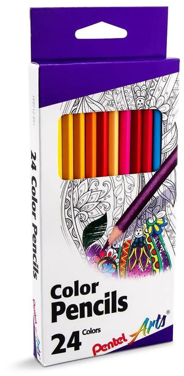 Main image of Arts Colored Pencils, Assorted Colors, Set of 24 (CB8-24)