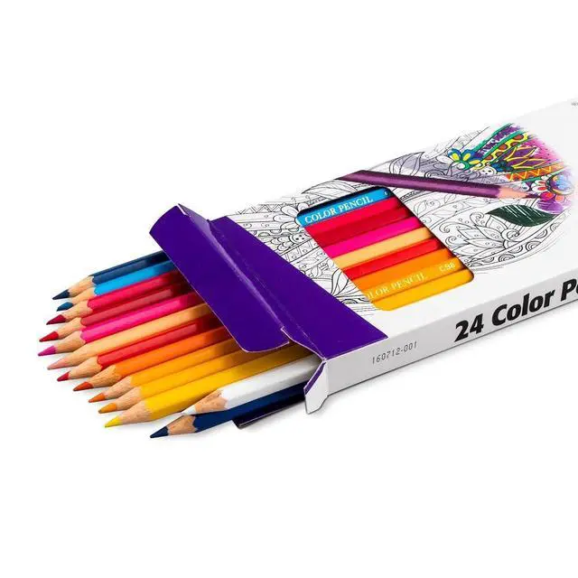 Alt view image 2 of 5 - Arts Colored Pencils, Assorted Colors, Set of 24 (CB8-24)