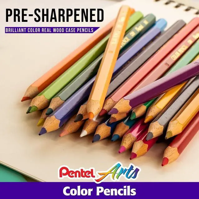 Alt view image 5 of 5 - Arts Colored Pencils, Assorted Colors, Set of 24 (CB8-24)
