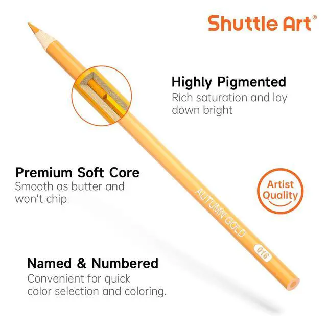 Alt view image 4 of 7 - 80 Colored Pencils, Colored Pencils for Adult Coloring, Soft Core Color Pencil, Drawing Supplies for Adults Kids Artists Beginners Drawing Coloring Sketching