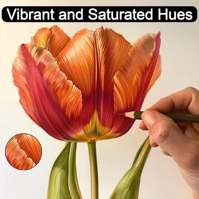 Alt view image 6 of 7 - Colored Pencils for Adults, 72-Color Pencils for Adult Coloring Books