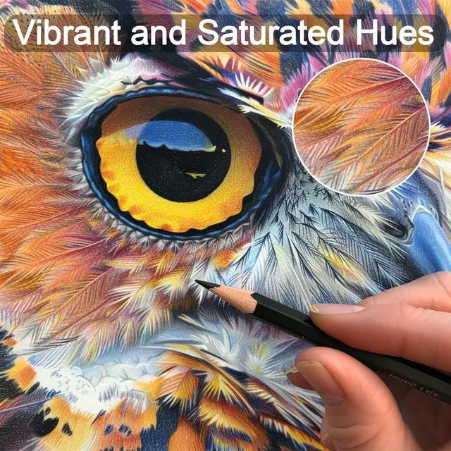 Alt view image 7 of 7 - Colored Pencils for Adults, 72-Color Pencils for Adult Coloring Books