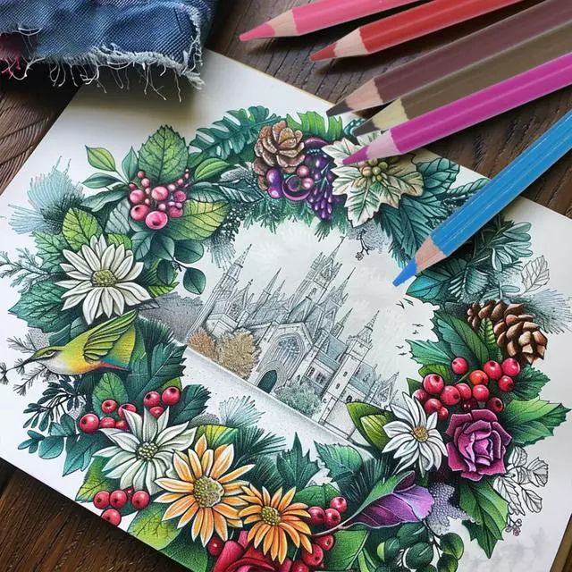 Alt view image 3 of 7 - Colored Pencils for Adult Coloring Books, Set of 72, Oil-Based Core Drawing Pencils, 3.8mm Soft Leads with Adult Coloring Pencils, Professional Art Supplies for Adults, Beginner and Kids