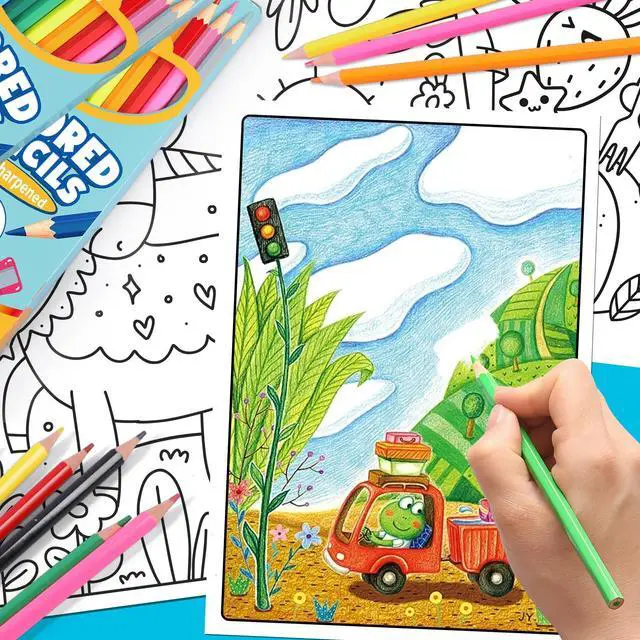 Alt view image 2 of 7 - 144 Count Colored Pencils for Kids, 12 Packs Colored Pencils Bulk 12 Colors