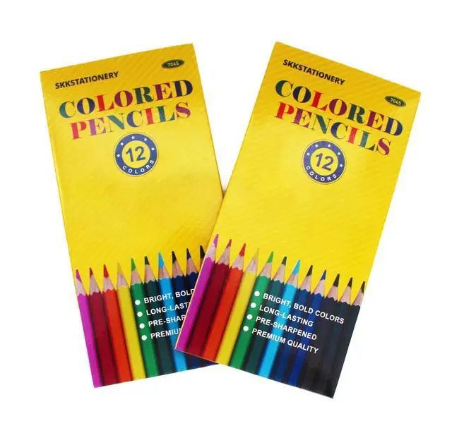 Alt view image 2 of 4 - Colored Pencils, 144Pcs, 12 Colors