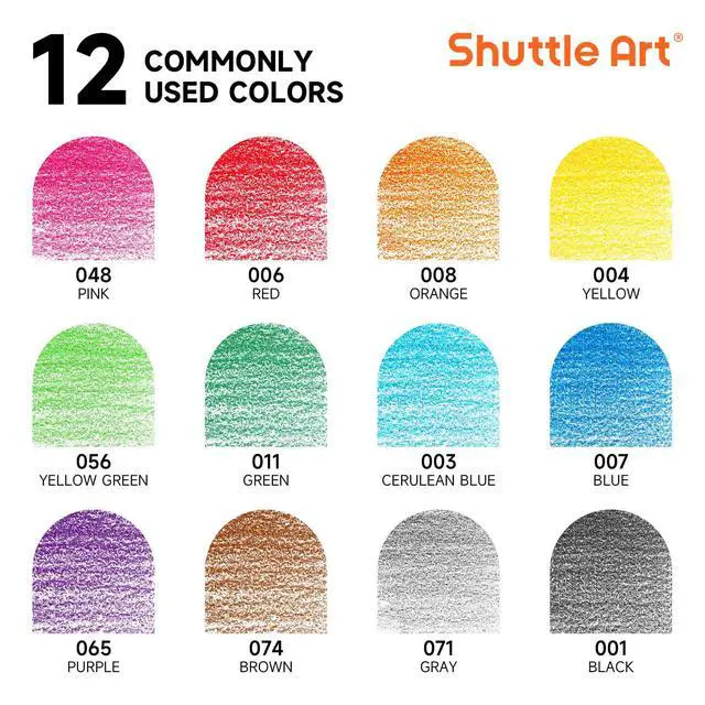 Alt view image 4 of 7 - 144 PCS Colored Pencils Bulk, 12 Assorted Colors, Pack of 12, Break-Resistant, Pre-sharpened Colored Pencils for Kids, Bulk Pack School Supplies for Teachers & Students