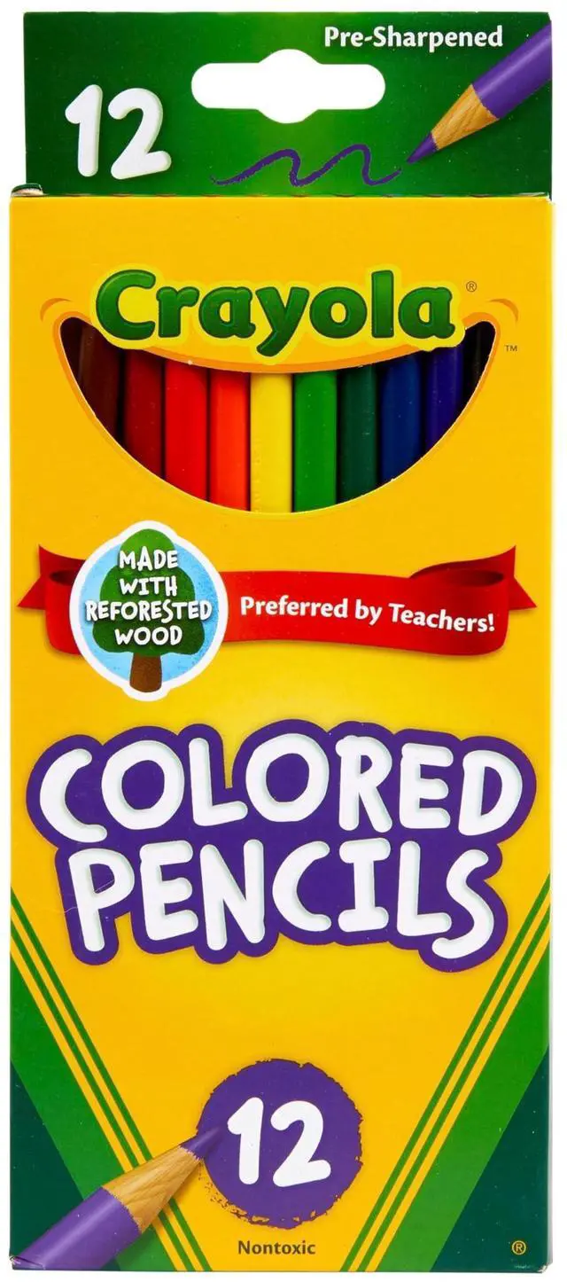 Main image of 68-4012 Colored Pencils, 12-Count, Assorted Colors (Pack of 6)