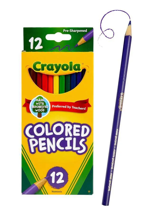 Alt view image 4 of 5 - 68-4012 Colored Pencils, 12-Count, Assorted Colors (Pack of 6)