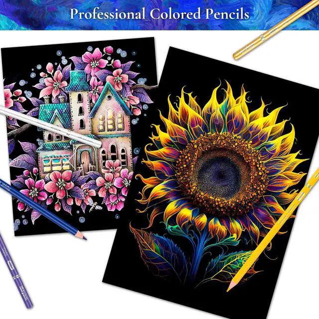 Alt view image 5 of 6 - Soucolor 72-Color Soft Core Colored Pencils for Kids & Adults Coloring Book