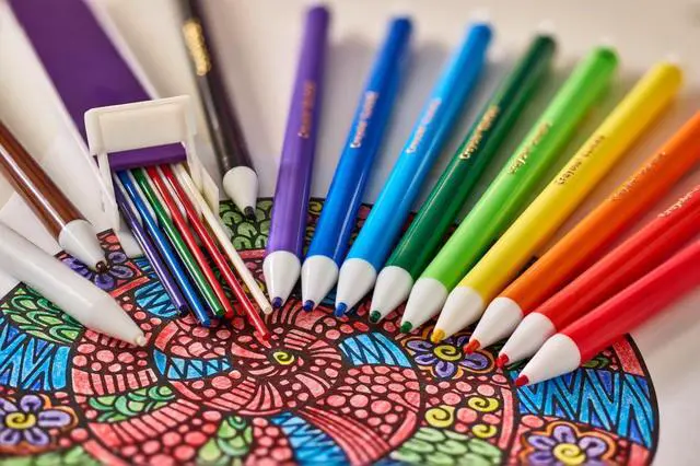 Alt view image 4 of 6 - Clicks 2.0mm Mechanical Colored Pencil Set, 12 Assorted Colors, Coloring Pencils for Kids, No Sharpen, 24 Replacement Cores, Ages 5+