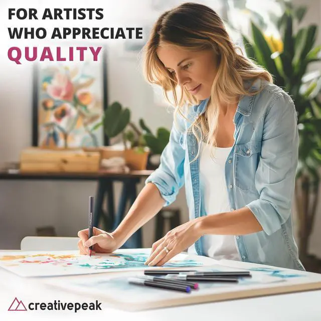 Alt view image 3 of 7 - Watercolor Brush Pens - 24 Vibrant Soft Tip Coloring Markers with 2 Blending Brushes - Premium Art Supplies for Calligraphy, Lettering, Coloring & Journaling