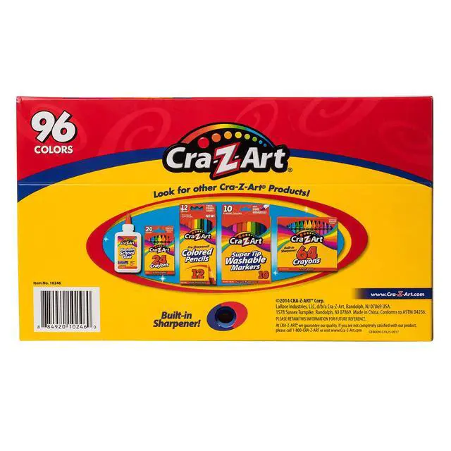 Alt view image 2 of 7 - 96ct Crayons in Flip-Top Box with Sharpener