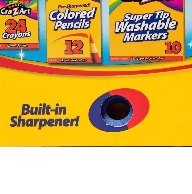 Alt view image 5 of 7 - 96ct Crayons in Flip-Top Box with Sharpener