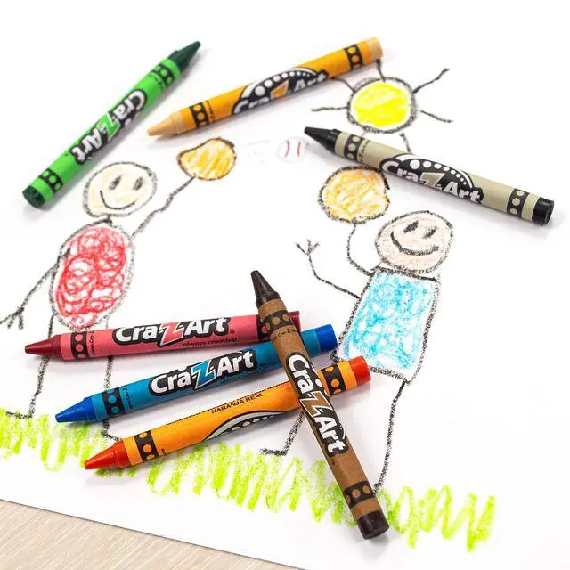Alt view image 6 of 7 - 96ct Crayons in Flip-Top Box with Sharpener