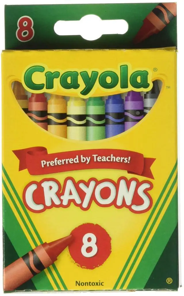 Main image of Crayons 8 in a Box (Pack of 12) 96 Crayons Total