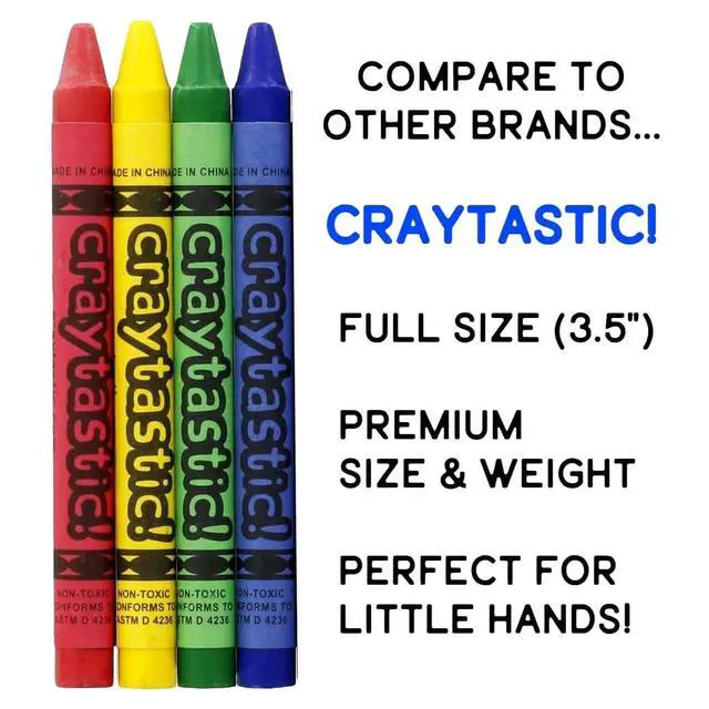 Alt view image 5 of 7 - !52 Sets of 4-Packs in Cello (208 Count total bulk Crayons) - Large Box of Crayons Bulk For School Teachers, Restaurants, Party Favors, Crayon Packs, Non-Toxic