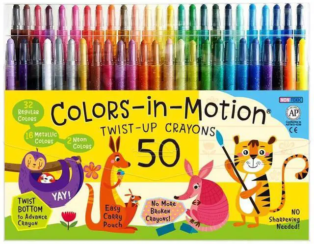 Main image of Col Twist-Up Crayons 50 Count Color Set