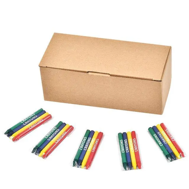 Alt view image 2 of 6 - Crayons Bulk Pack, Regular Size, 4 Colors, 60 Packs, 240 Count