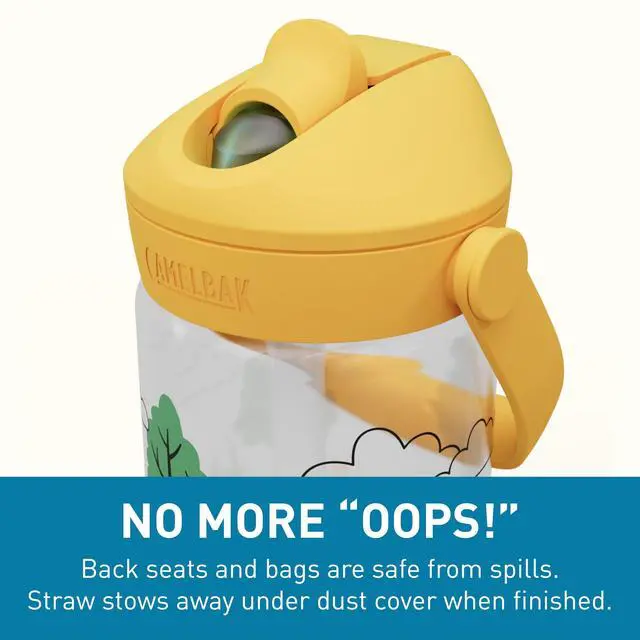 Alt view image 5 of 7 - Thrive Flip Straw Kids Water Bottle with Bite Valve