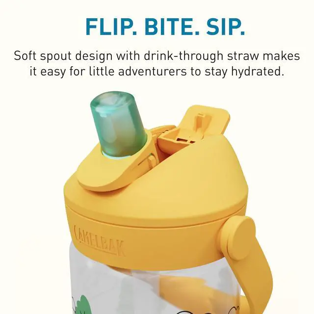 Alt view image 4 of 7 - Thrive Flip Straw Kids Water Bottle with Bite Valve
