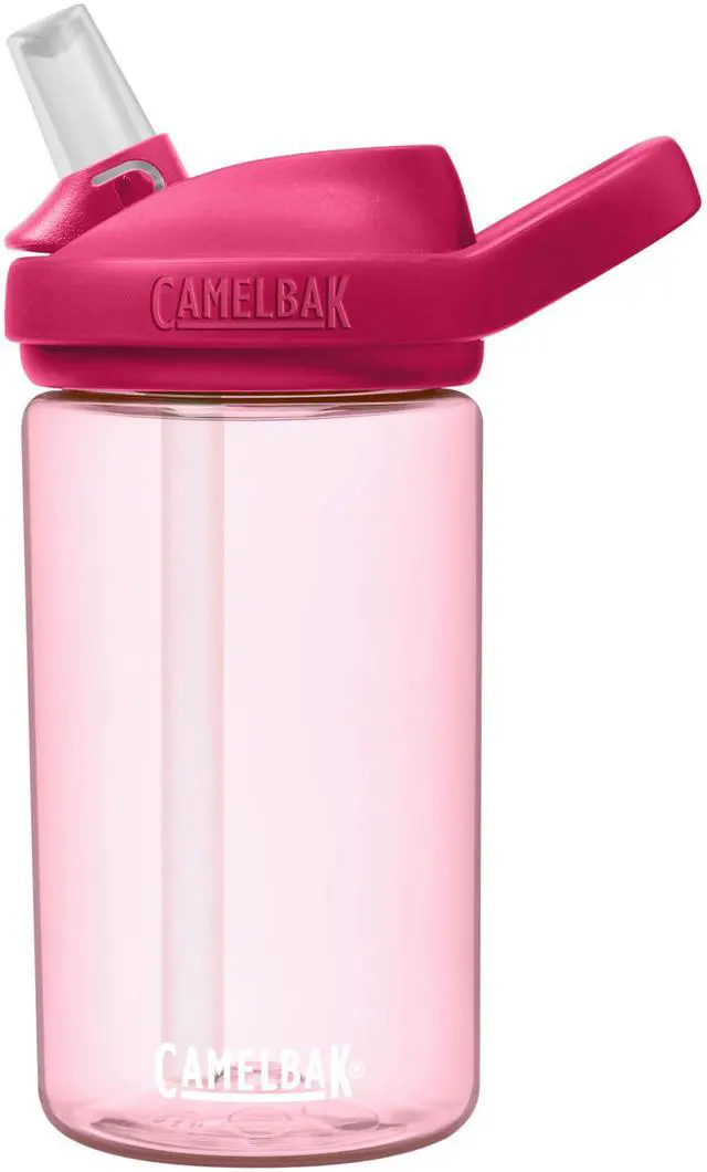 Main image of Eddy+ Kids Bite Valve Water Bottle 14oz, Grapefruit