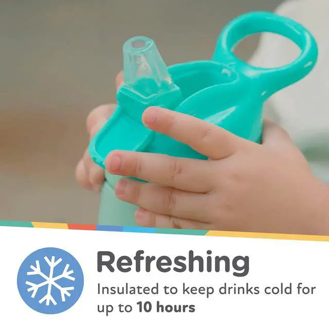 Alt view image 5 of 7 - Thirsty Kids No Spill Flip-It Reflex Travel Cup - 10.1 oz