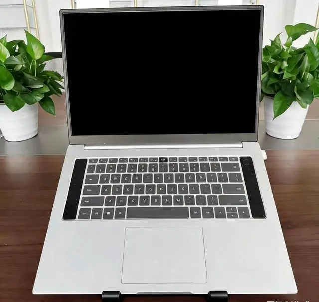 Alt view image 3 of 6 - Adjustable Aluminum Alloy Laptop Stand,Foldable Notebook Computer Holder with Non-Slip Silicone pad,Ventilated Cooling Notebook Holder Stand for 10-15.6 Laptops, Tablets-Black